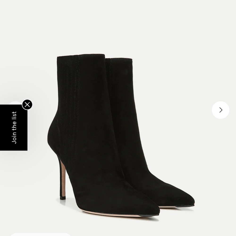 Veronica Beard Lisa Black Suede Boots- great condition!